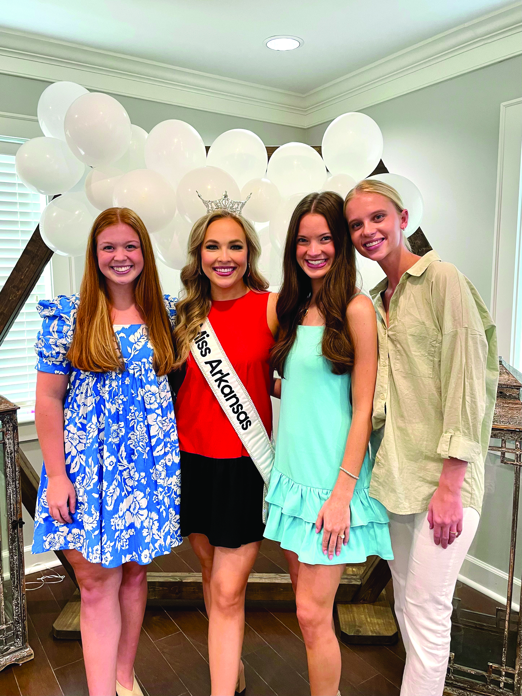 Alpha Gamma Delta Holds Drop In Reception for Miss Arkansas Cori Keller